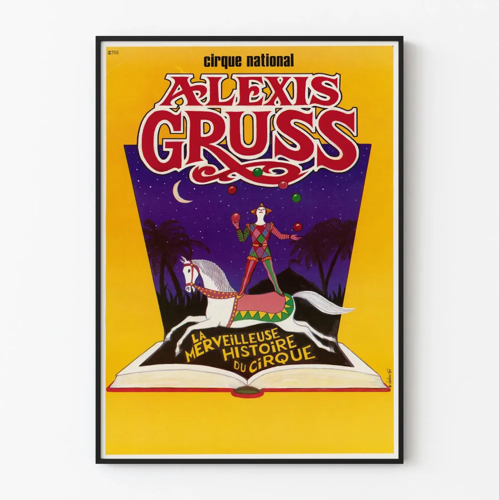 Plakat Narodowy Cyrk Alexis Gruss Cudowna historia cyrku