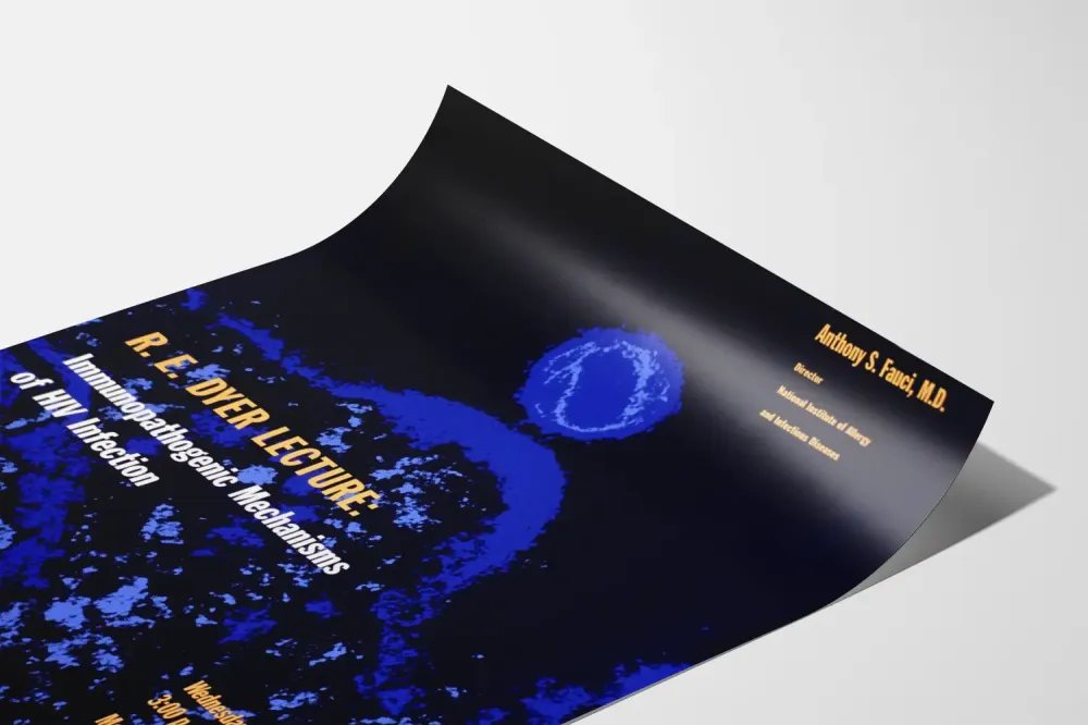 Plakat naukowy o mechanizmach immunopatogennych zakażenia HIV
