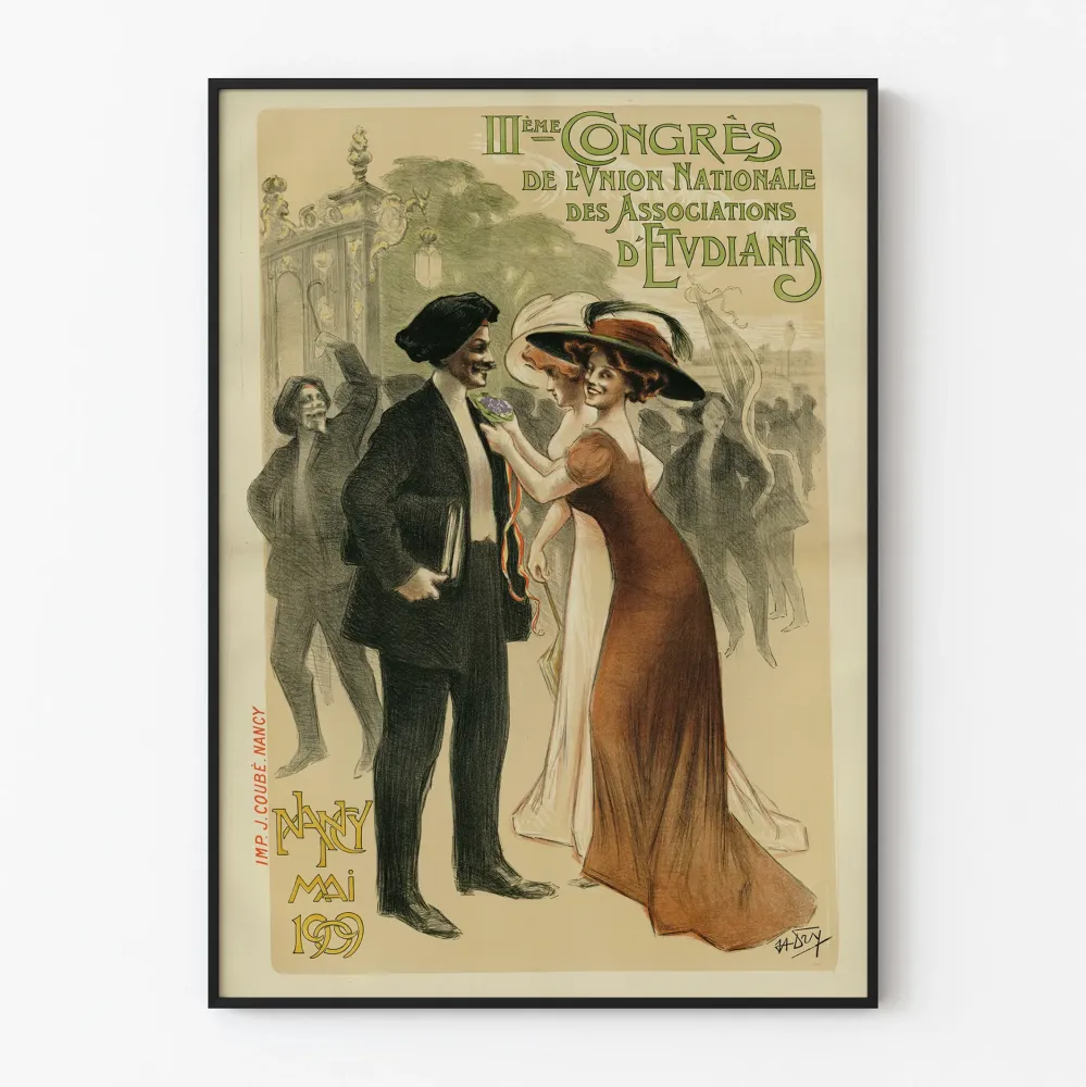 Plakat z okazji Kongresu Narodowego Stowarzyszeń Studentów 1909