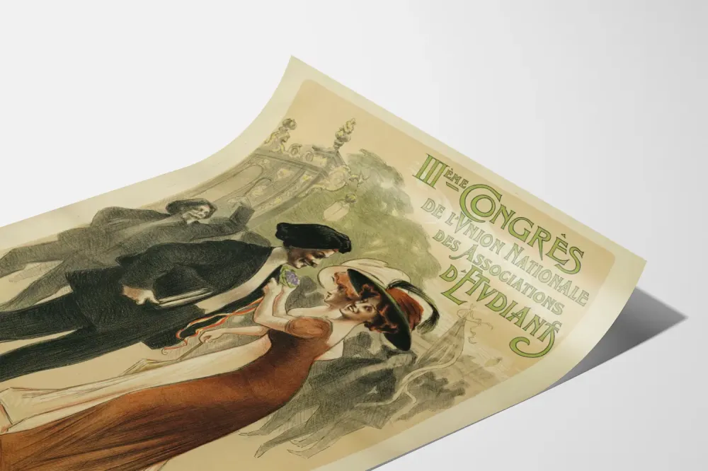 Plakat z okazji Kongresu Narodowego Stowarzyszeń Studentów 1909