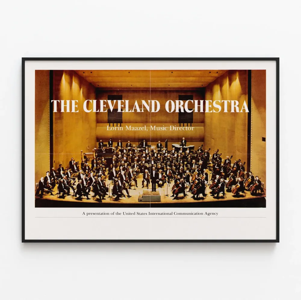 Plakat Orkiestra Cleveland z Lorinem Maazelem