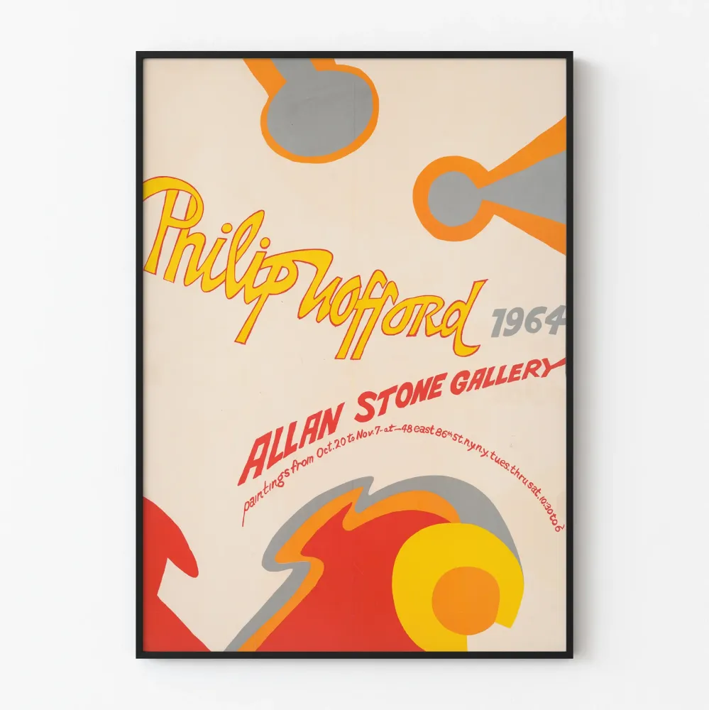 Plakat Philipa Wofforda 1964 - Wystawa galerii Allan Stone