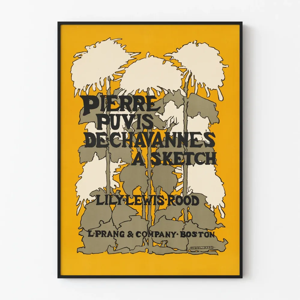 Plakat Pierre Puvis de Chavannes autorstwa Lily Lewis Rood