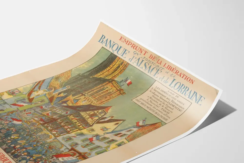 Plakat Pożyczka Wolności – Wejście Francuzów do Strasburga