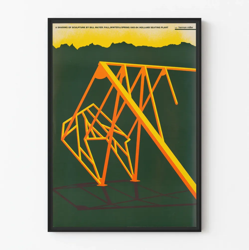 Plakat Projekt Rzeźba Bill Mayer 1983-84