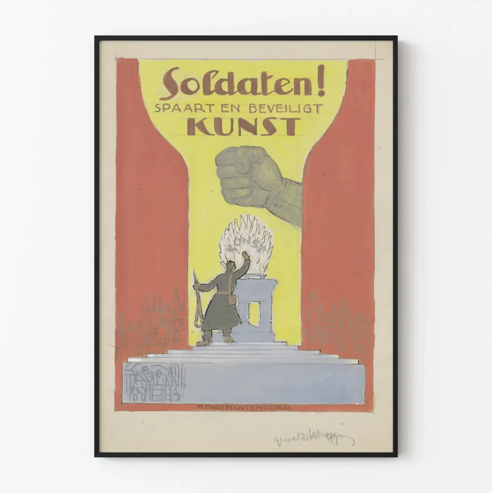 Plakat Propaganda Obrona Sztuki