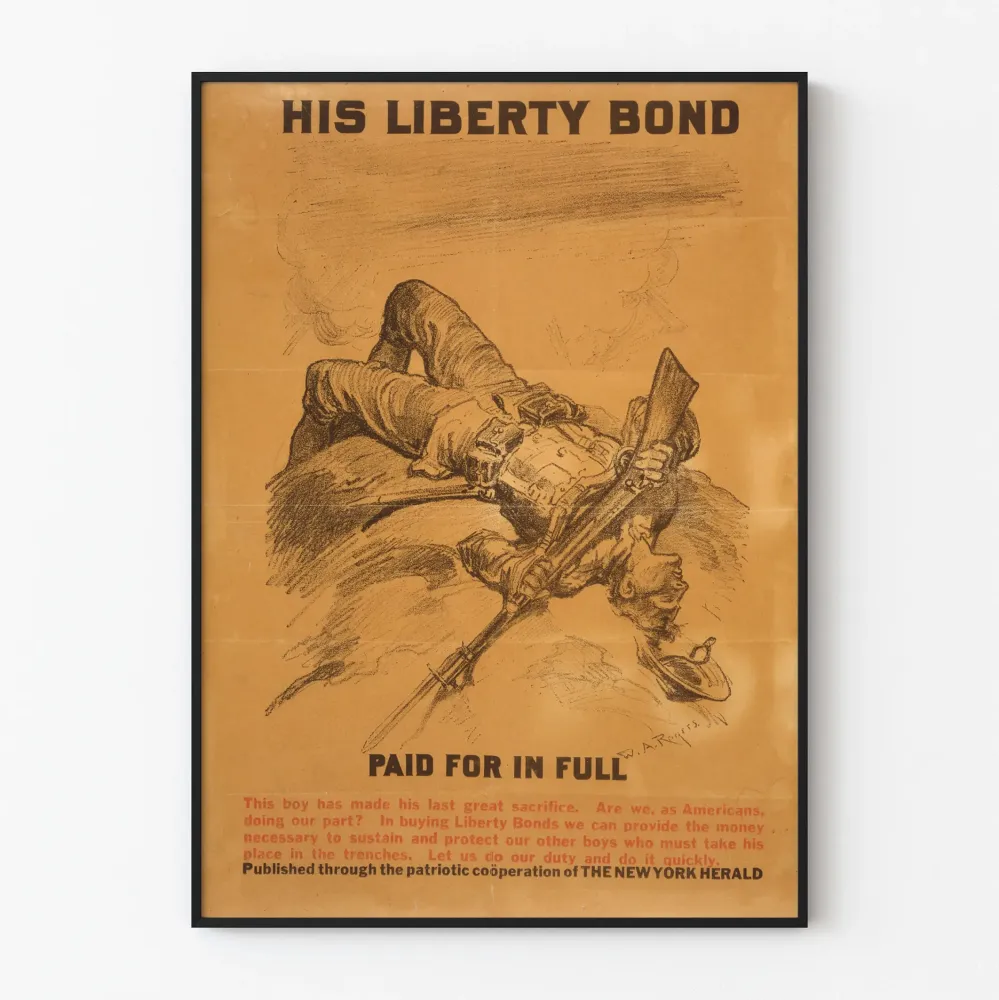 Plakat propagandowy patriotyczny Liberty Bond