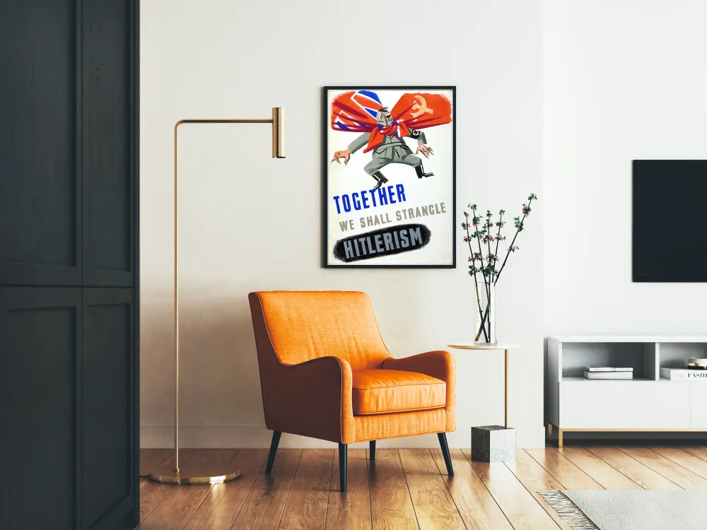 Plakat propagandowy „Razem Udusimy Hitlerowszczyznę”