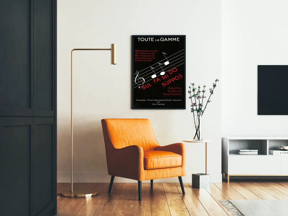 Plakat reklamowy vintage Cał gama medyczna