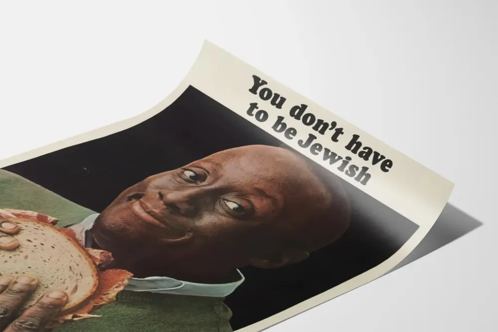 Plakat reklamowy vintage Levy's Real Jewish Rye