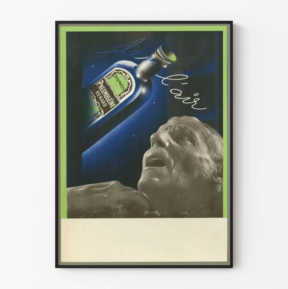 Plakat reklamowy vintage Pneumogène Renard