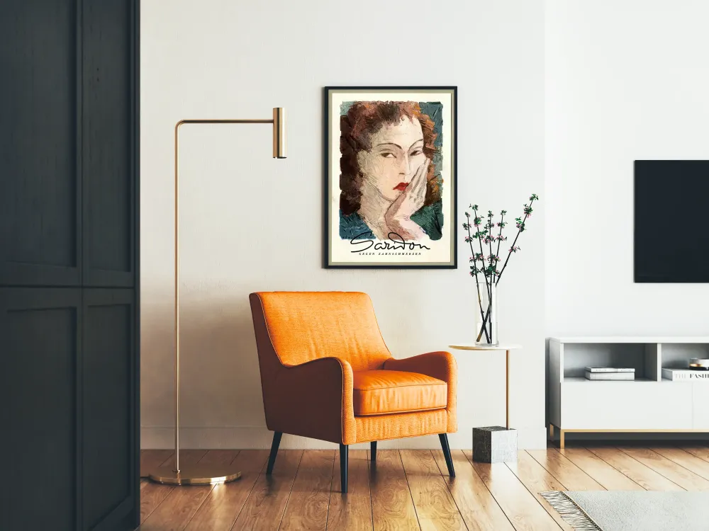 Plakat reklamowy vintage Saridon na ból zębów