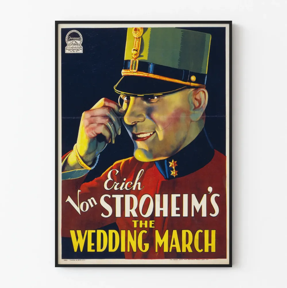 Plakat retro dekoracja ścienna Marsz weselny