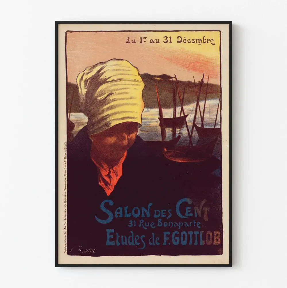 Plakat Salon des Cent - Studia F. Gottlob