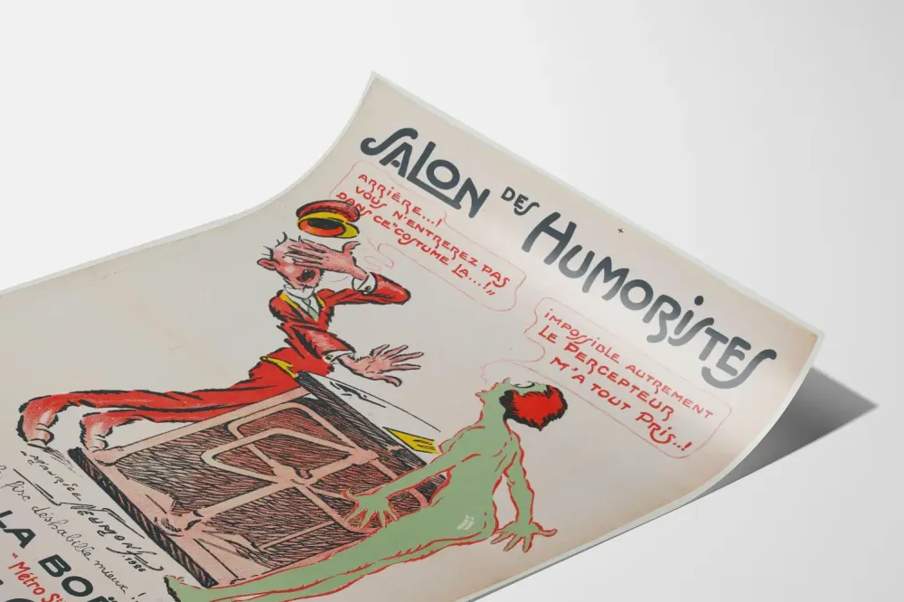 Plakat Salon Komików Galeria La Boëtie 1926