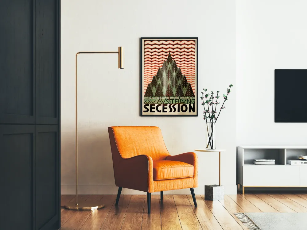 Plakat secesyjny Art Nouveau do dekoracji ścian