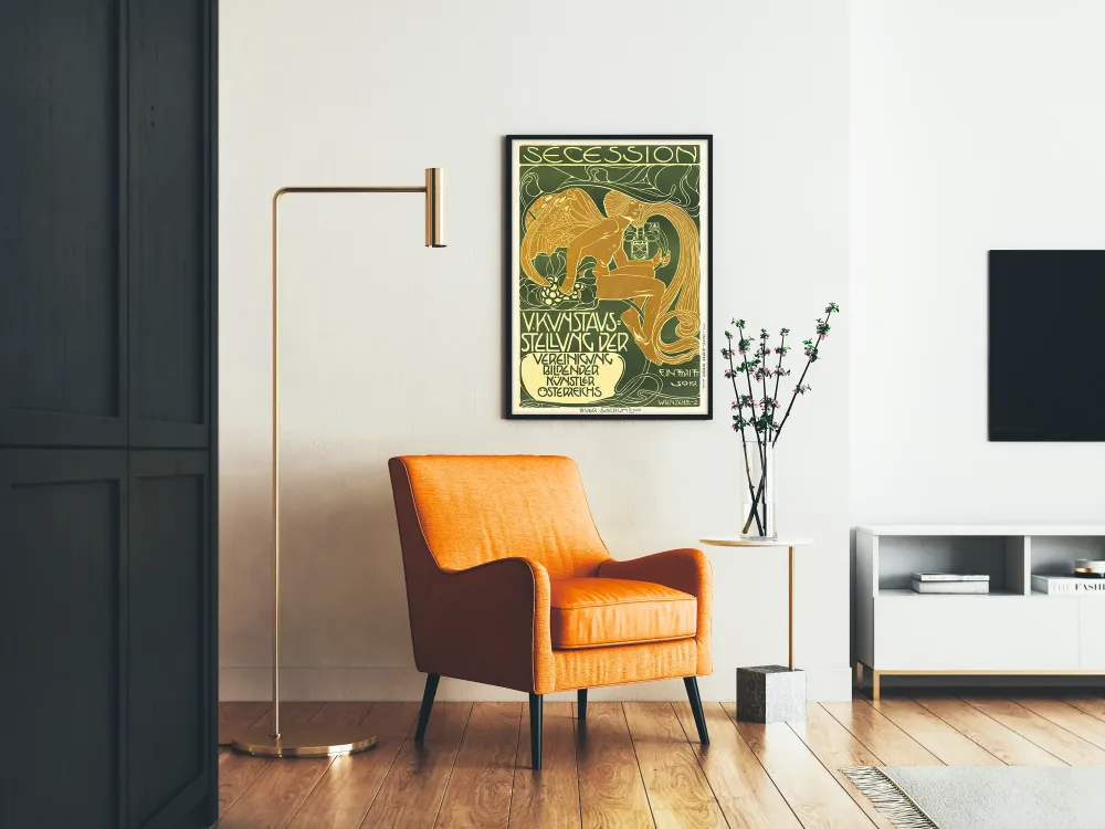 Plakat secesyjny na wystawę Secession
