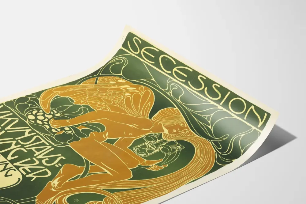 Plakat secesyjny na wystawę Secession