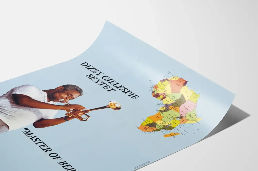 Plakat Sekstet Dizzy Gillespie Mistrz Bebopu do dekoracji ściennej