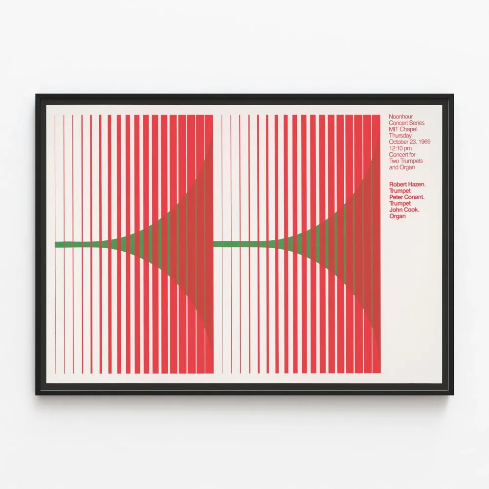 Plakat Seria Koncertowa Noonhour - Minimalistyczny Design Geometryczny