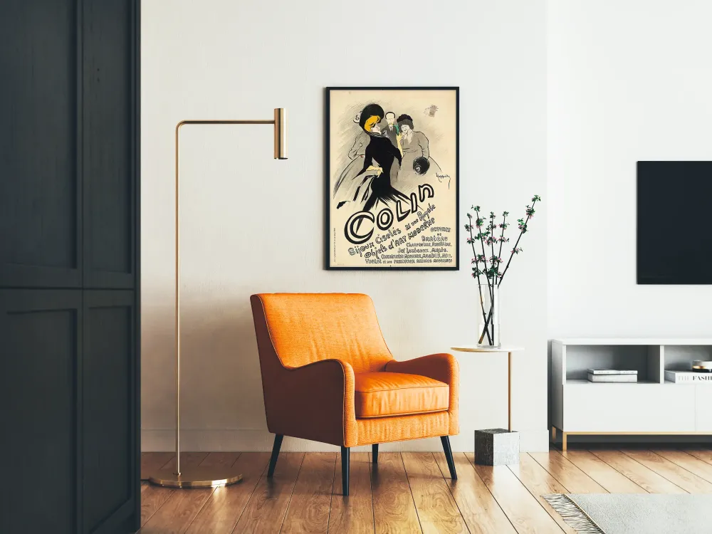 Plakat styl Art Déco Colins Biżuteria i Obiekty Sztuki Nowoczesnej