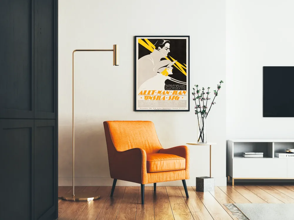 Plakat w stylu art déco z epoki vintage - Nie możemy mieć wszystkiego