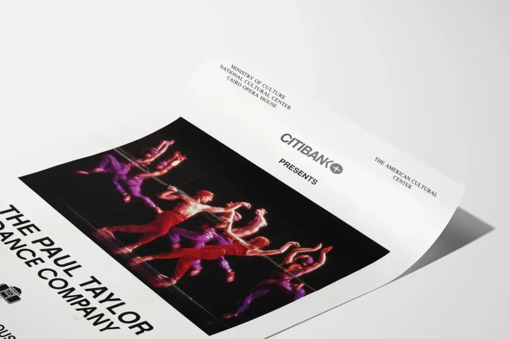 Plakat Tańce Paul Taylor Dance Company w Kairskim Teatrze Operowym