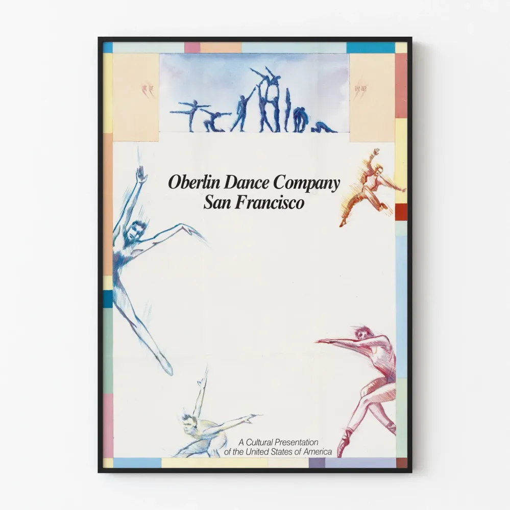 Plakat taneczny Oberlin Dance Company, San Francisco