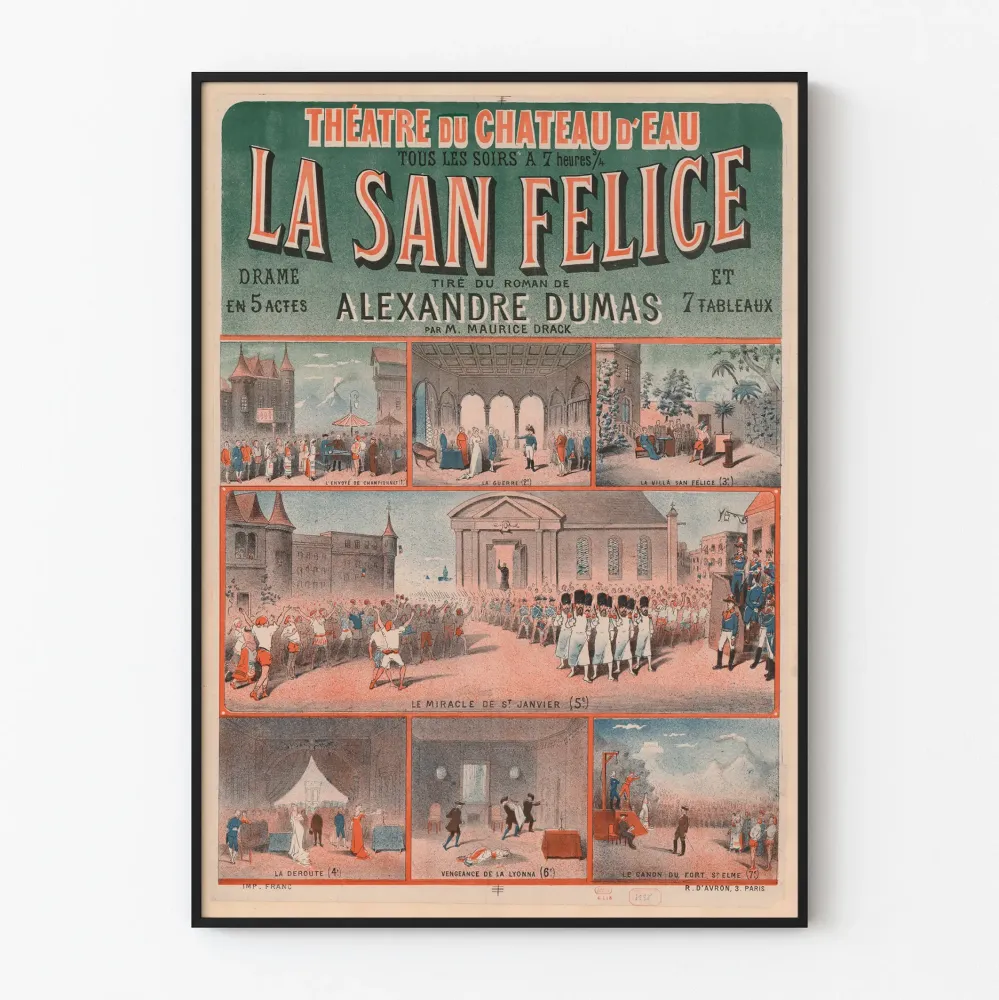 Plakat Teatr Château d'Eau La San Felice