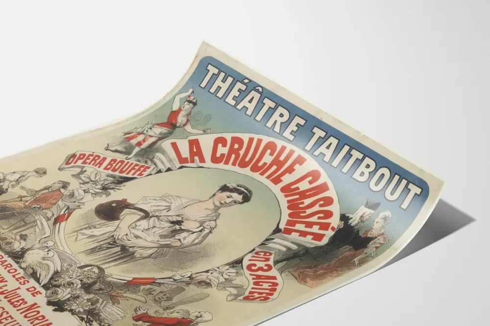 Plakat Teatr La Cruche Cassée - Opera komiczna w 3 aktach