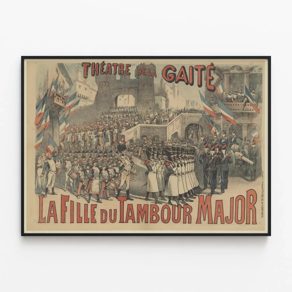 Plakat Teatr La Gaîté - Córka bębniarza