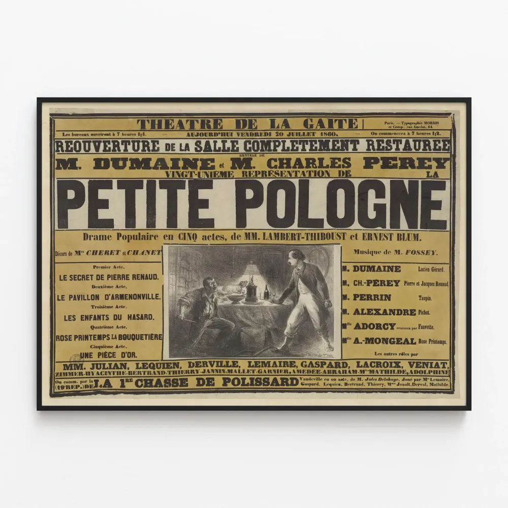 Plakat Teatr Gaîté - Dwudziesta Wystawa Mał Polska