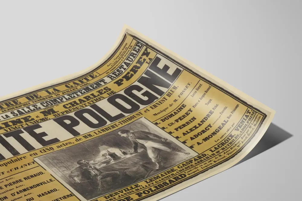Plakat Teatr Gaîté - Dwudziesta Wystawa Mał Polska