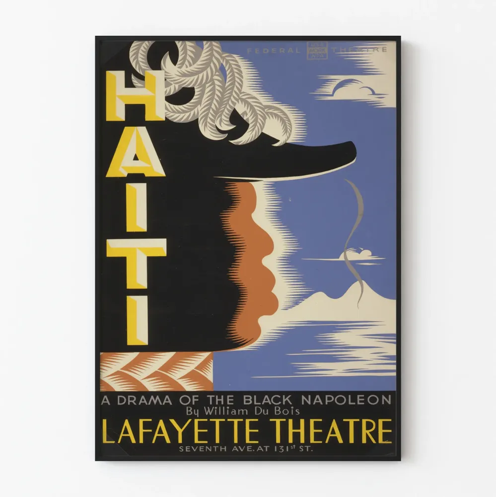 Plakat Teatr Haiti - Dramat Czarny Napoleona