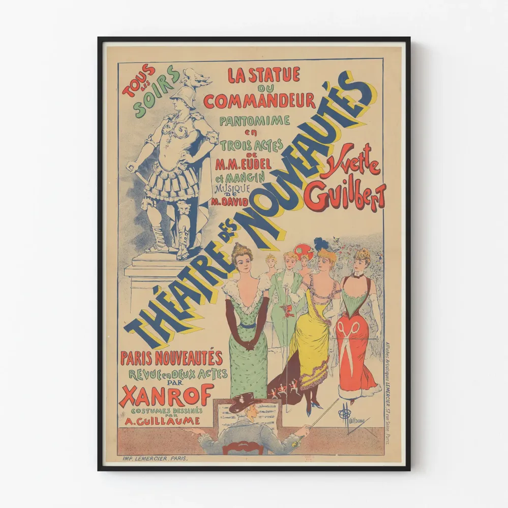 Plakat Teatr Nowości - Posąg dowódcy