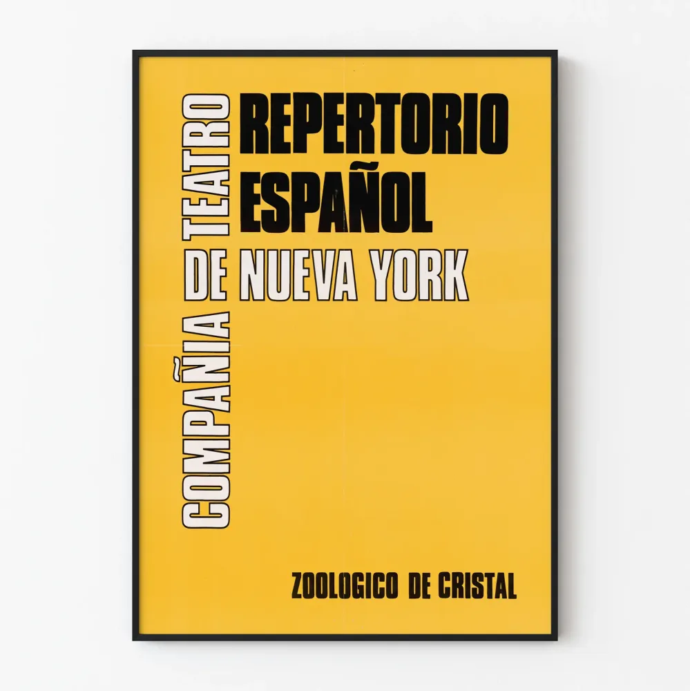 Plakat Teatr Repertorio Español Nowy Jork