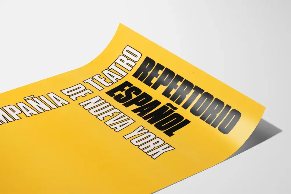 Plakat Teatr Repertorio Español Nowy Jork