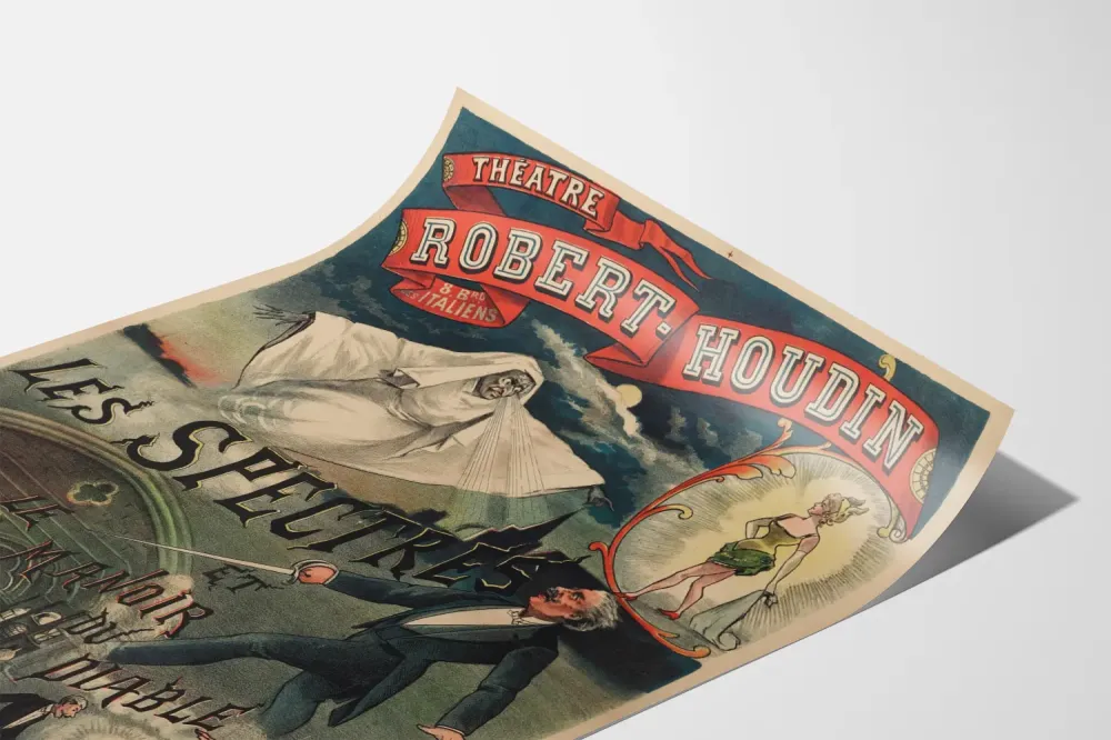 Plakat Teatr Robert-Houdin - Widma i Dwór Diabł
