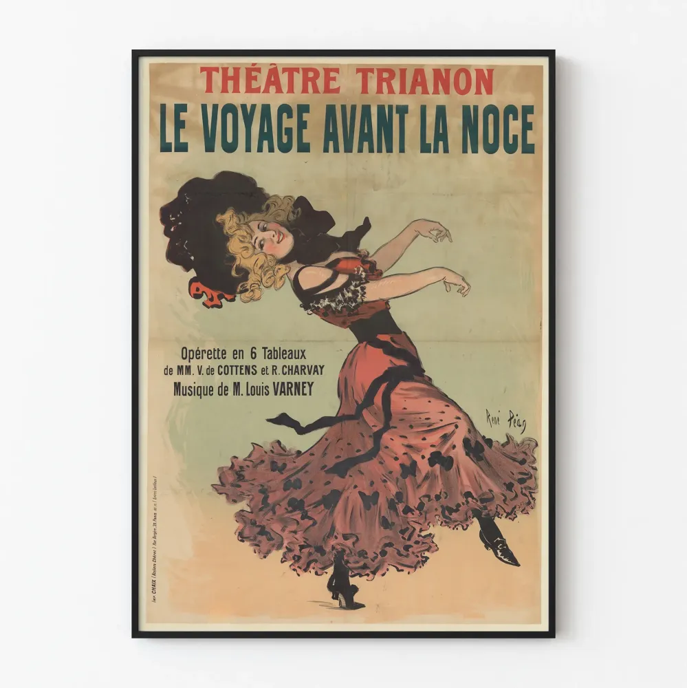 Plakat Teatr Trianon Podróż przed ślubem