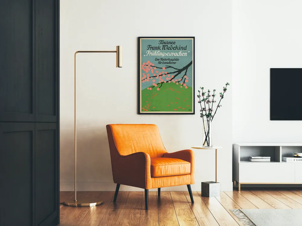 Plakat Tournée Frank Wedekind Wiosna Budzi się – Tematyczna Dekoracja Ścienna Teatralna