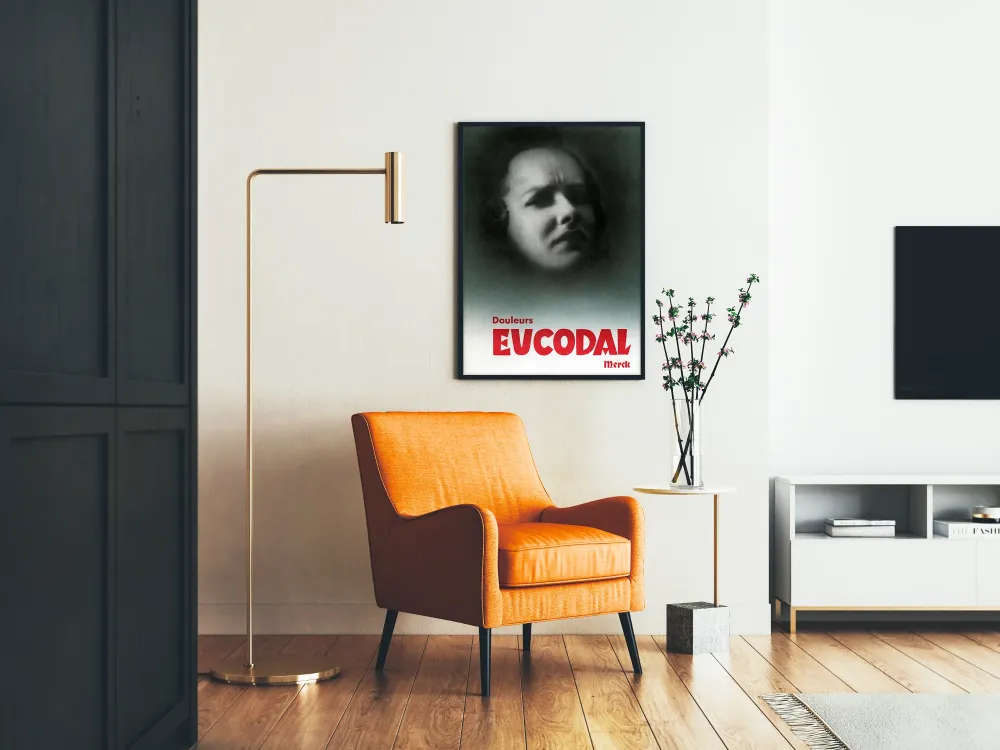 Plakat vintage Bóle Eucodal Merck