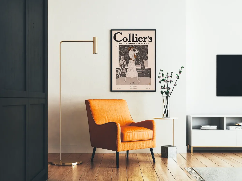Plakat vintage Collier's National Weekly - First Tee