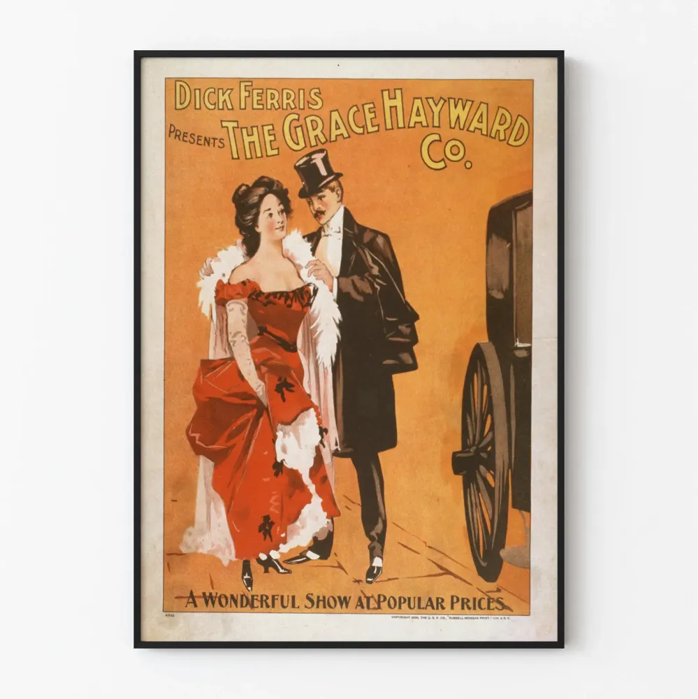 Plakat Vintage Dick Ferris Presents Grace Hayward Co.