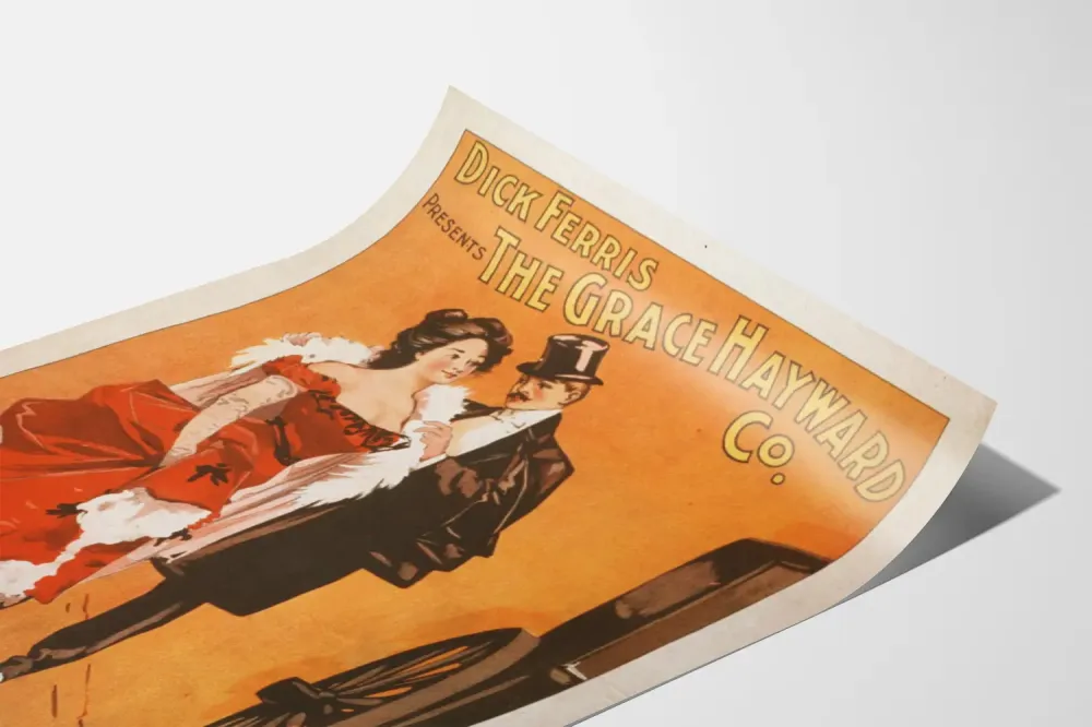 Plakat Vintage Dick Ferris Presents Grace Hayward Co.