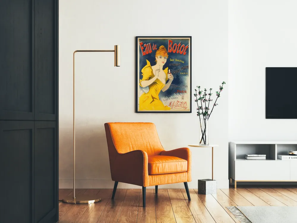Plakat Vintage Eau de Botot - Reklama na ścianę