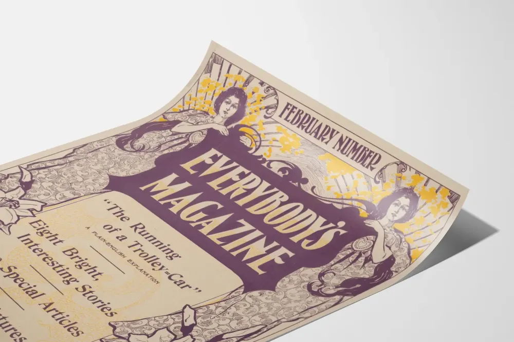 Plakat Vintage Everybody's Magazine - Luty
