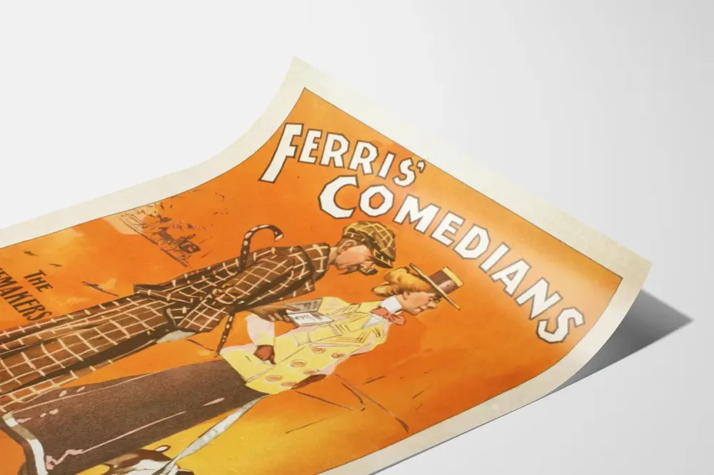 Plakat vintage Ferris' Komicy - Pacemakers w przystępnych cenach