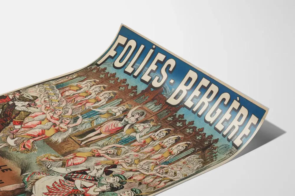 Plakat vintage Folies Bergère Le Château de Mac-Arrott