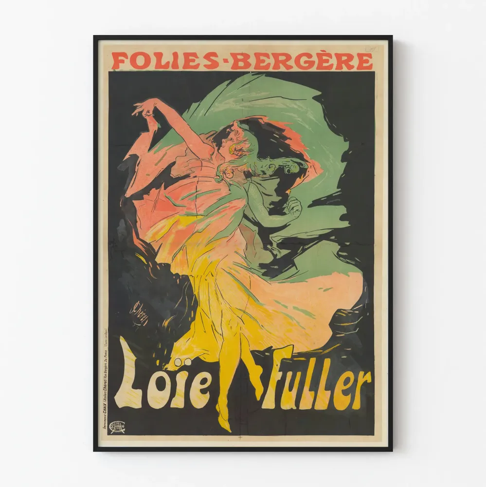 Plakat vintage Folies Bergère Loïe Fuller
