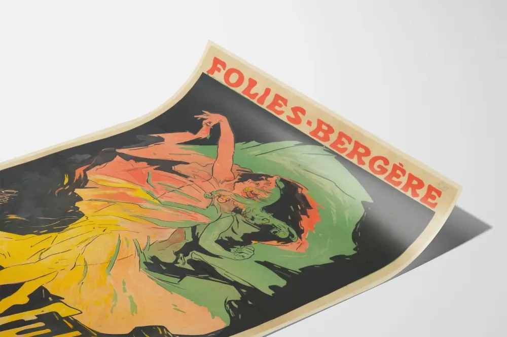 Plakat vintage Folies Bergère Loïe Fuller